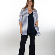Easy Paros Fluid Top in Navy
