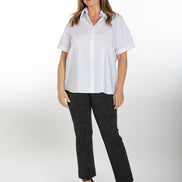 Camicia Torino bianca cotone elasticizzato