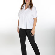 Camicia Torino bianca cotone elasticizzato