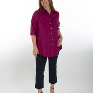 Camicia Milano cotone ciclamino