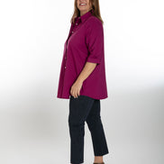 Camicia Milano cotone ciclamino