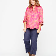 Panta Havana jeans blu con baschina