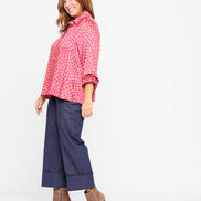 Panta Havana jeans blu con baschina