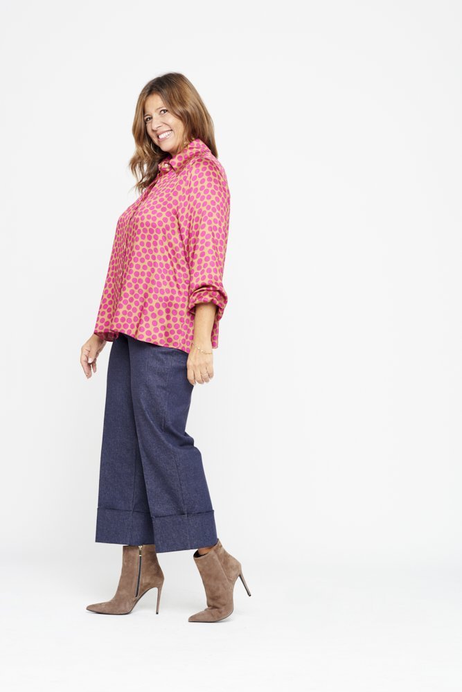 Camicia London poirone fuxia