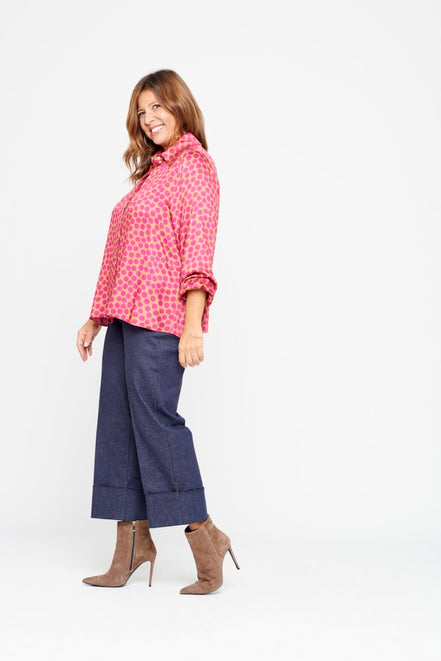 Camicia London poirone fuxia