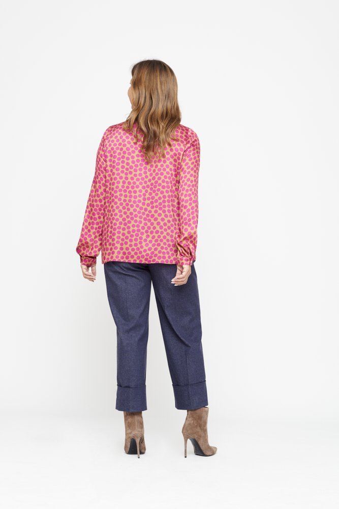 Camicia London poirone fuxia