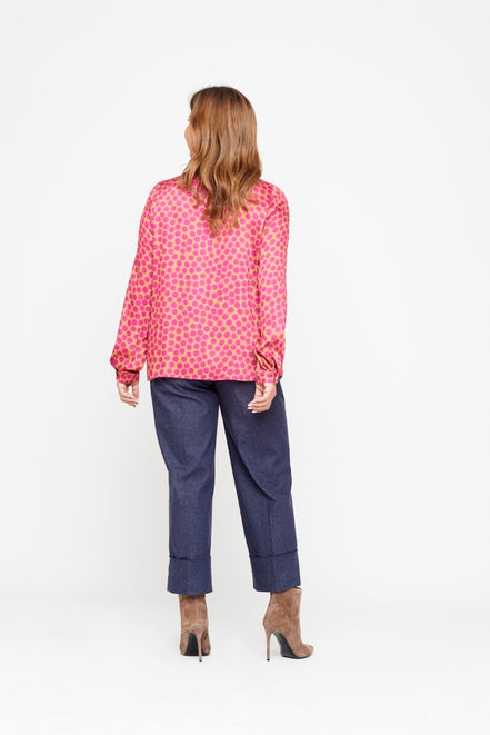 Camicia London poirone fuxia