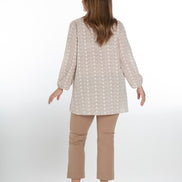 BB Trousers in Latte Cotton with Baschina Waistband