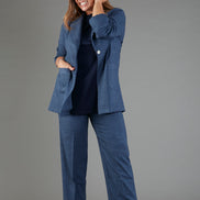 Berlin Blazer in Blue Prince of Wales Check