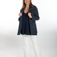 Easy Paros Fluid Top in Navy