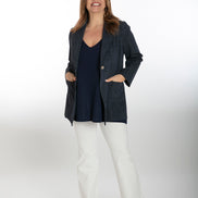 Easy Paros Fluid Top in Navy