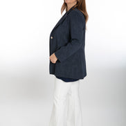 Easy Paros Fluid Top in Navy
