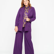 Berlin Jacket in Purple Cady