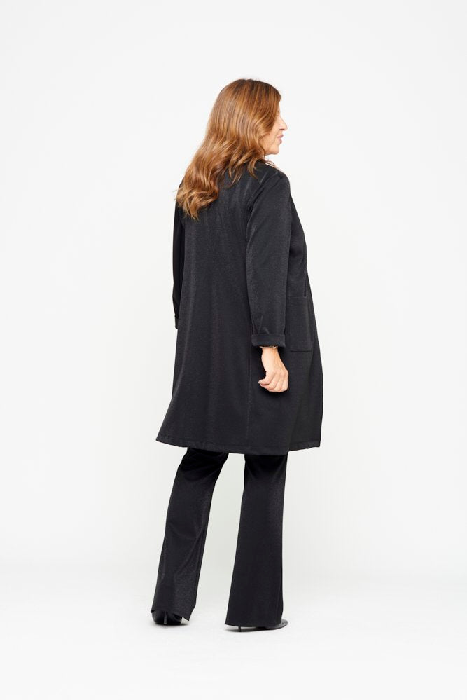 Giacca Procida lurex punto milano nero