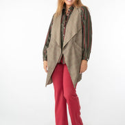 Panta Milano lungo rosso con baschina