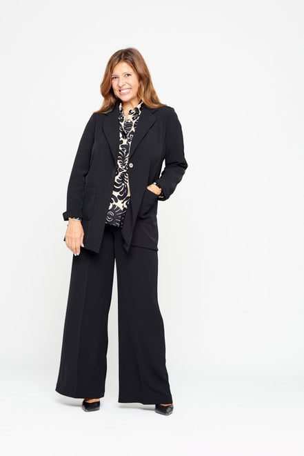 Berlin Jacket in Black Cady