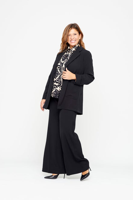 Berlin Jacket in Black Cady