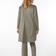Panta Milano jacquard militare con baschina