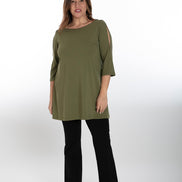 Maglia Nina verde militare