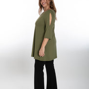 Maglia Nina verde militare