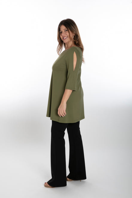 Maglia Nina verde militare