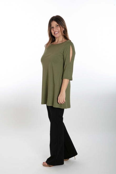Maglia Nina verde militare