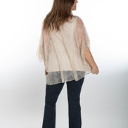 Jeans flare caviglia punto milano cotone jeans