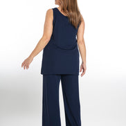 Easy Paros Fluid Top in Navy