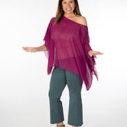 Capri Top in Cyclamen Voile