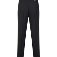 Panta Torino crepe satin nero con baschina