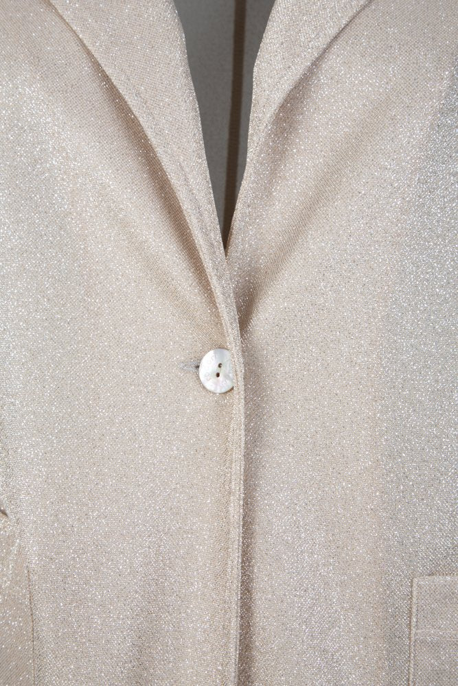 Procida Jacket in Platinum Glitter