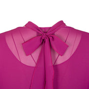 Abito Romantic Saint Tropez voile ciclamino