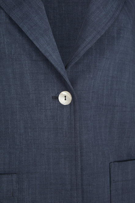 Blazer Berlin  blu delavè