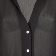 Procida Jacket in Black Technical Chiffon