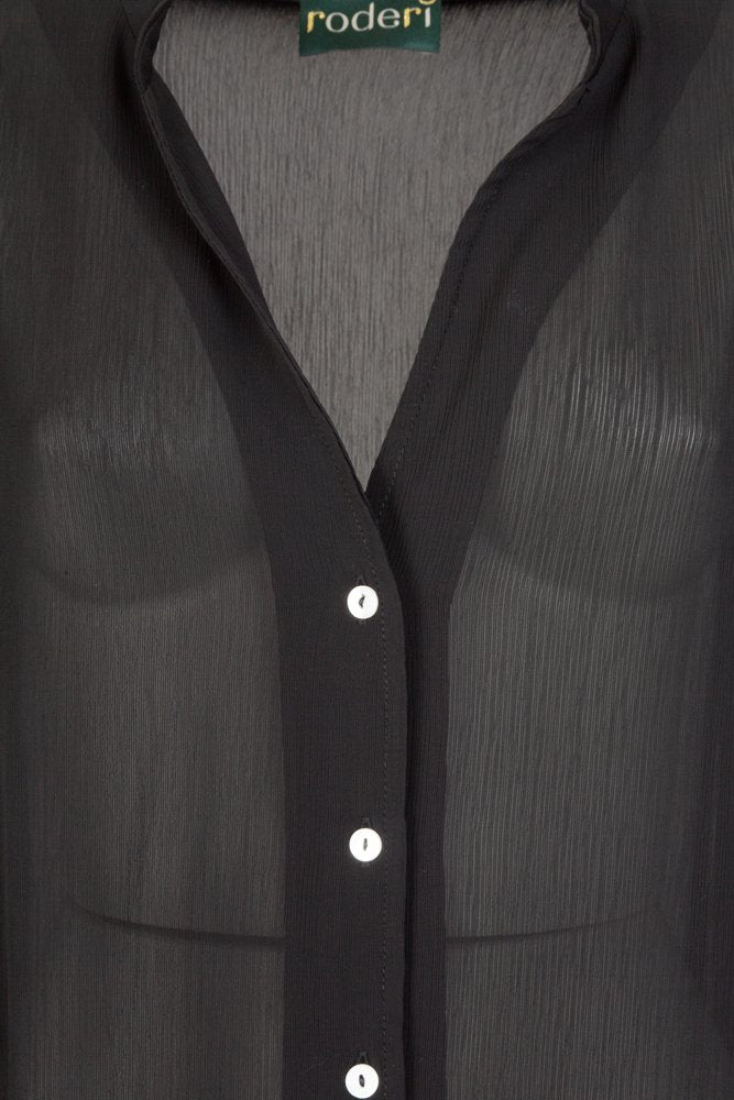 Procida Jacket in Black Technical Chiffon