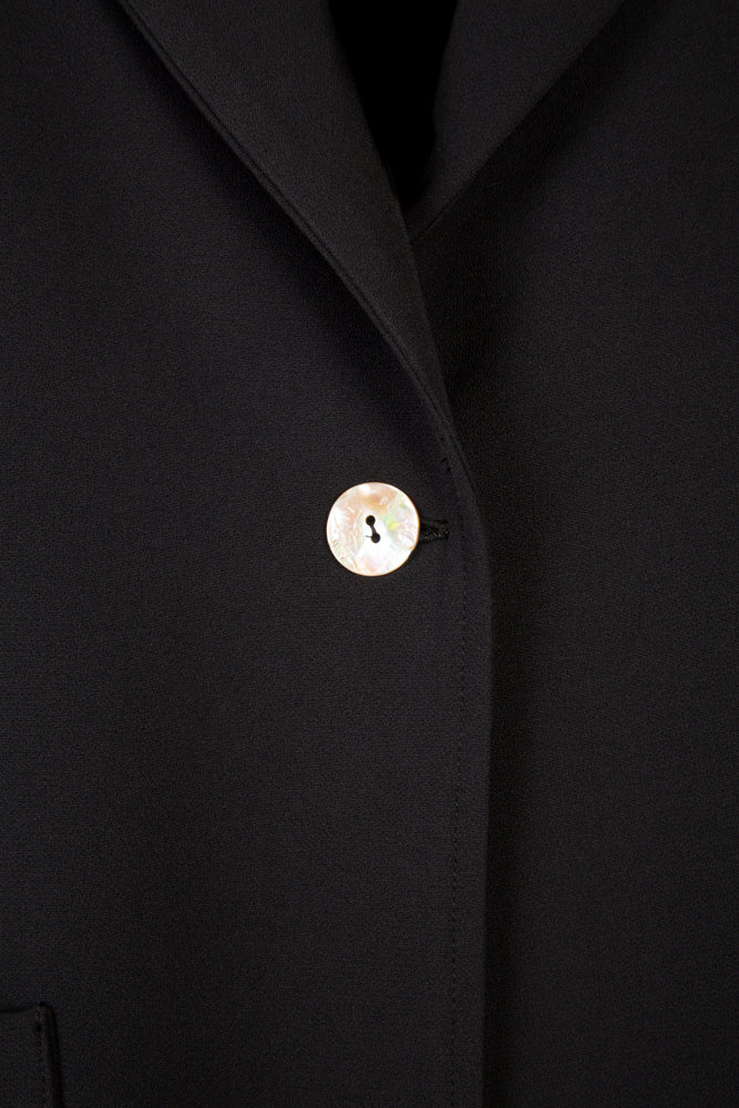 Blazer Berlin in crepe cady nero