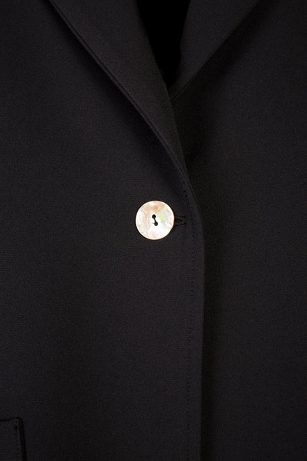 Blazer Berlin in crepe cady nero