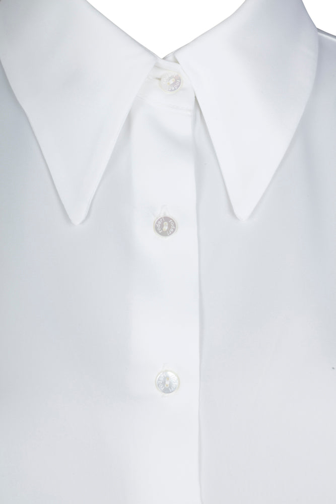 Camicia Milano techno satin latte