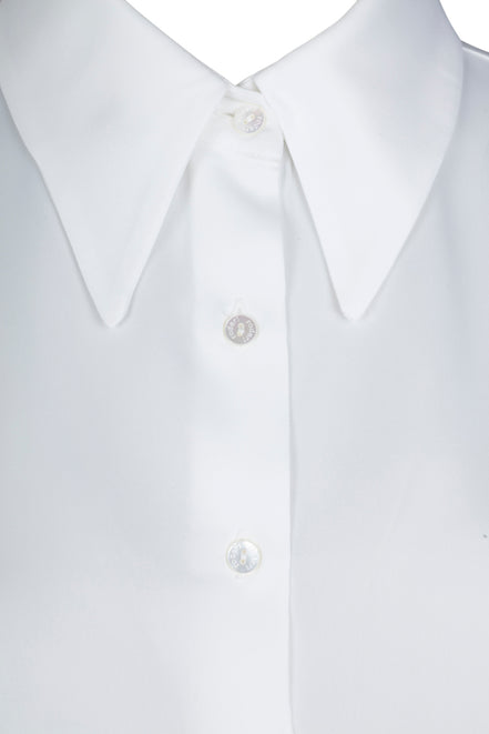Camicia Milano techno satin latte