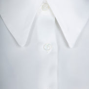 Camicia London techno satin latte