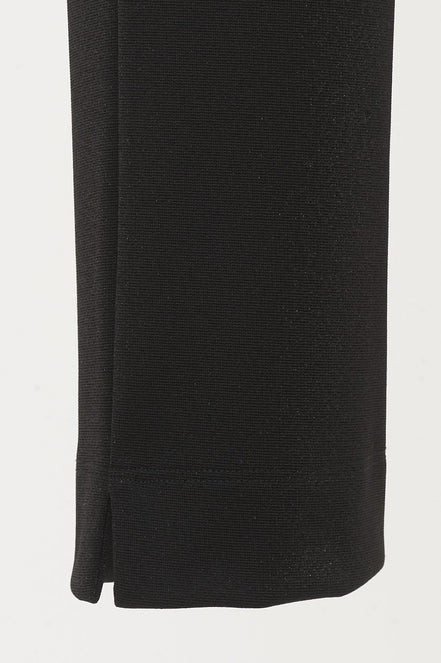 Panta Audrey lurex nero con baschina