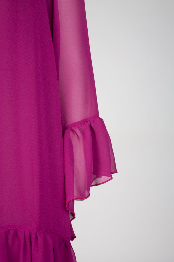 Abito Romantic Saint Tropez voile ciclamino