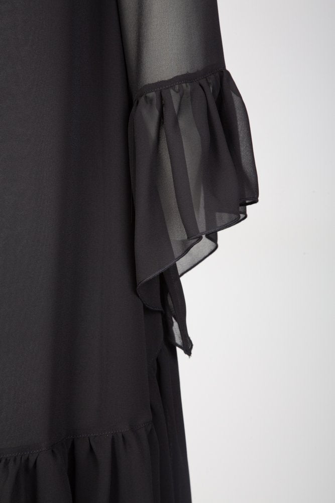 Abito Romantic Saint Tropez voile nero
