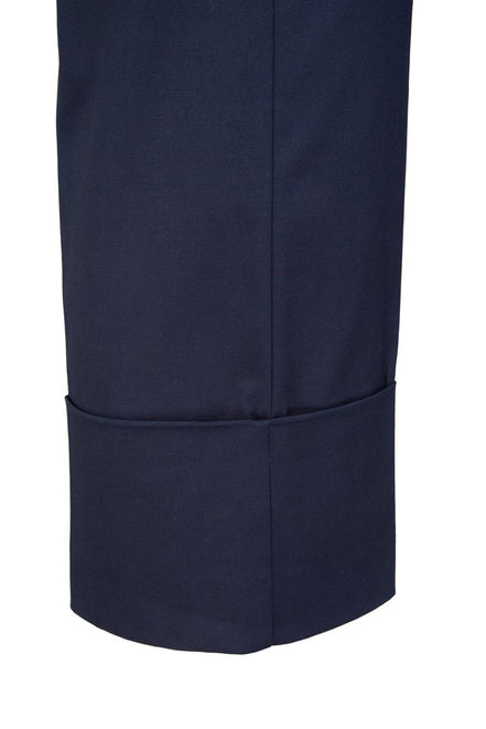Panta Havana cotone navy con baschina
