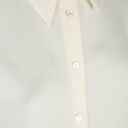 Camicia Milano techno satin avorio