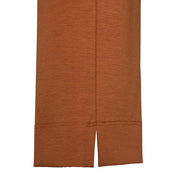 Audrey Trousers in Tan Cotton with Baschina Waistband