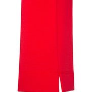 BB Trousers in Red Cotton with Baschina Waistband