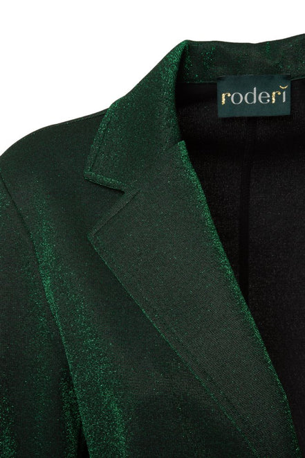 Giacca Procida lurex verde