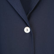 Blazer Berlin in crepe satin blu
