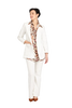 Look bianco e batik